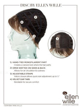 Disc | Synthetic Wig (Mono Part)